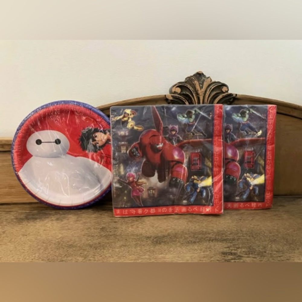 Disney Big Hero 6 Party Plates and Napkins